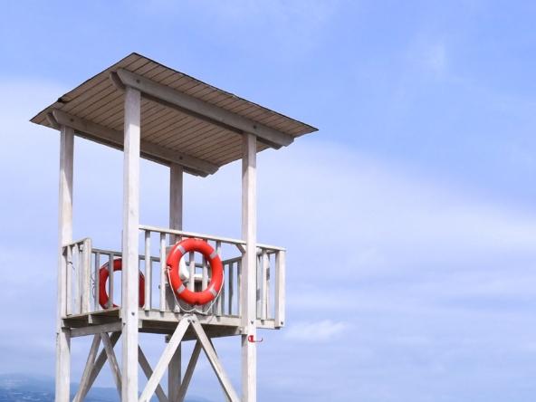 beach house, life guard